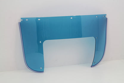 National Cycle Beaded Lower Windshield Blue for Harley Davidson FL Models