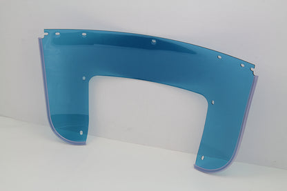 National Cycle Beaded Lower Windshield Blue for Harley Davidson FL Models