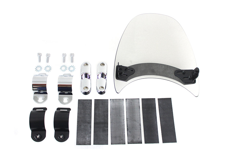 National Cycle Flyscreen Windshield with Light Grey Tint for Harley Davidson FXDWG Models (Part N2554-001)