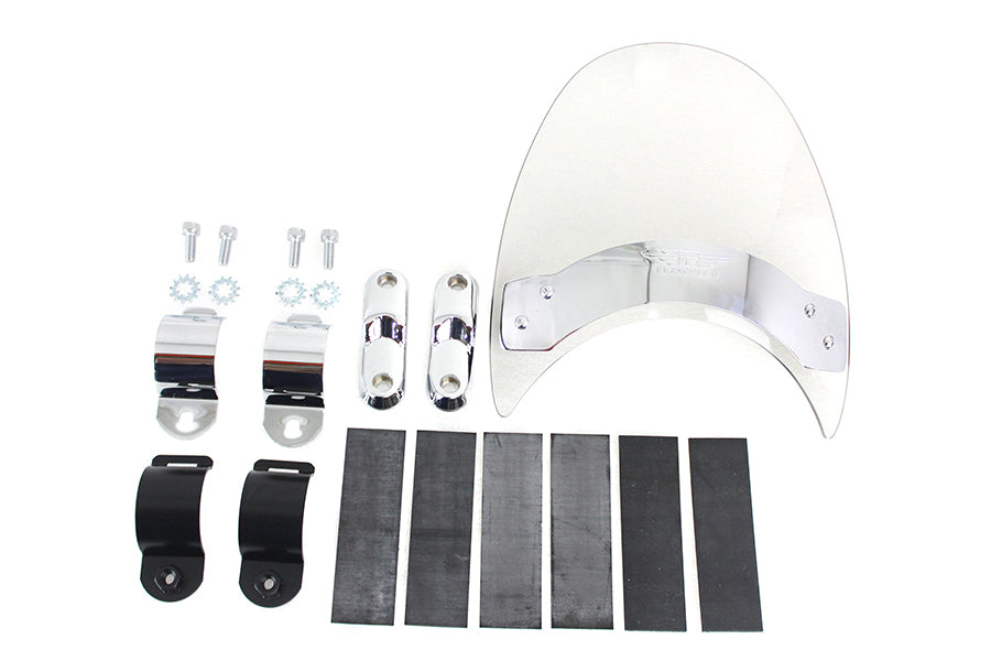 National Cycle Flyscreen Windshield with Light Grey Tint for Harley Davidson FXDWG Models (Part N2554-001)