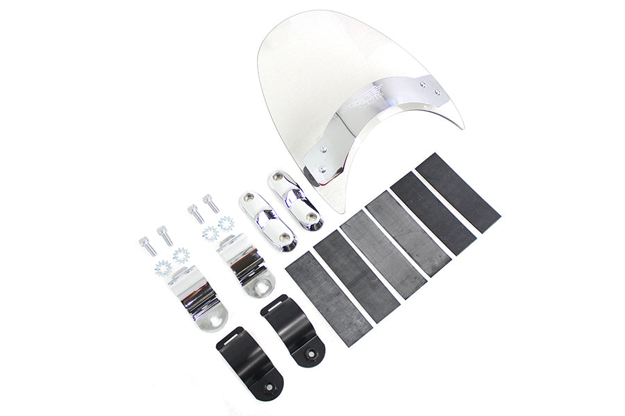 National Cycle Flyscreen Windshield with Light Grey Tint for Harley Davidson FXDWG Models (Part N2554-001)