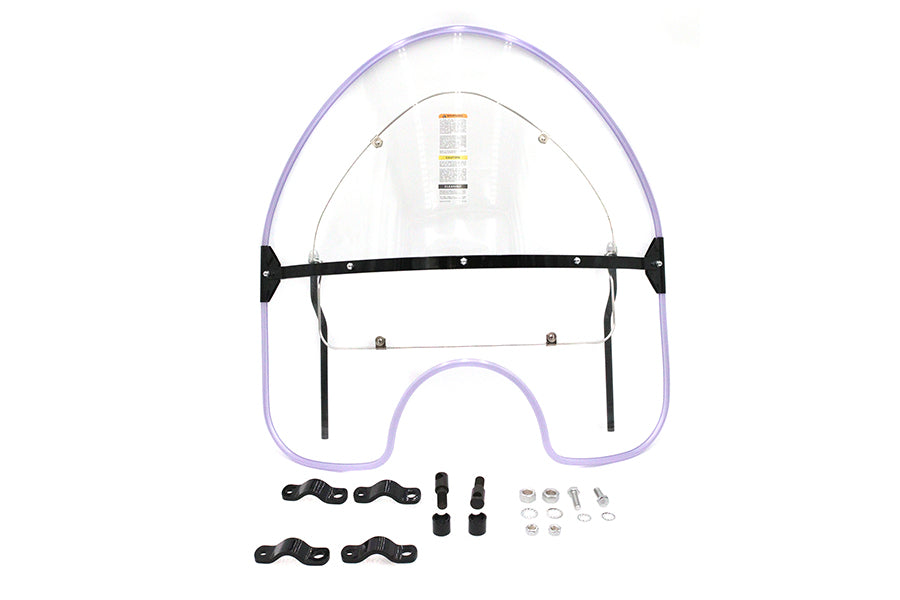 National Cycle N2200 Spring Fork Windshield Clear for Harley Davidson UL (1936-1945)