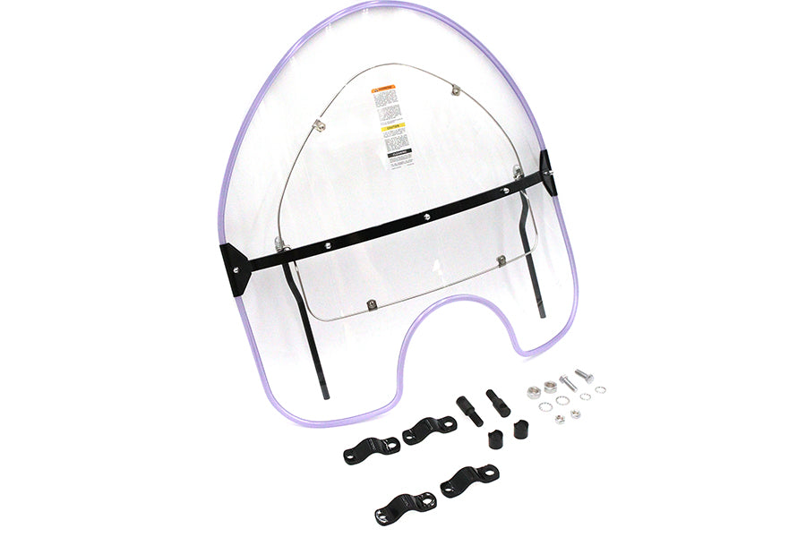 National Cycle N2200 Spring Fork Windshield Clear for Harley Davidson UL (1936-1945)