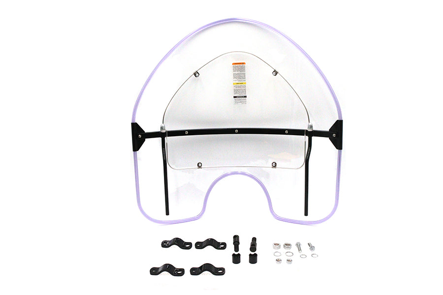 National Cycle N2200 Spring Fork Windshield Clear for Harley Davidson UL (1936-1945)