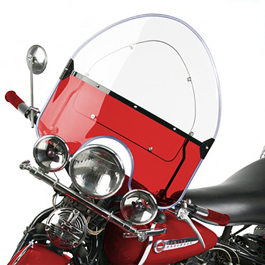National Cycle N2201 Spring Fork Windshield for Harley Davidson UL - Clear