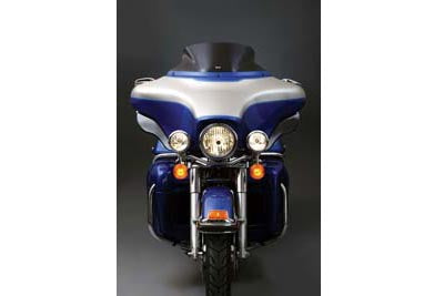National Cycle V-Stream Dark Tint Ultra Low Windshield for Harley Davidson FLHT (1996-2005)