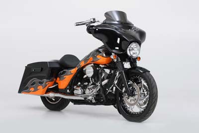 National Cycle V-Stream Dark Tint Ultra Low Windshield for Harley Davidson FLHT (1996-2005)