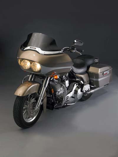 National Cycle V-Stream Dark Tint Low Windshield for Harley Davidson FLTR (1998-2007)