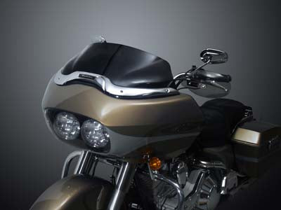 National Cycle Wave Windscreen Low Dark Tint for Harley Davidson FLTR Models