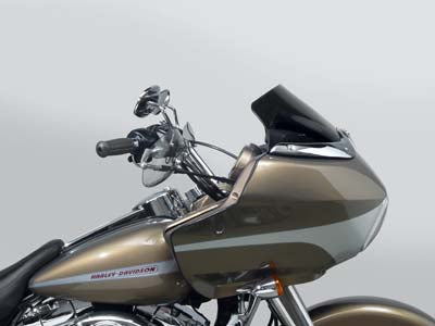National Cycle Wave Windscreen Low Dark Tint for Harley Davidson FLTR Models