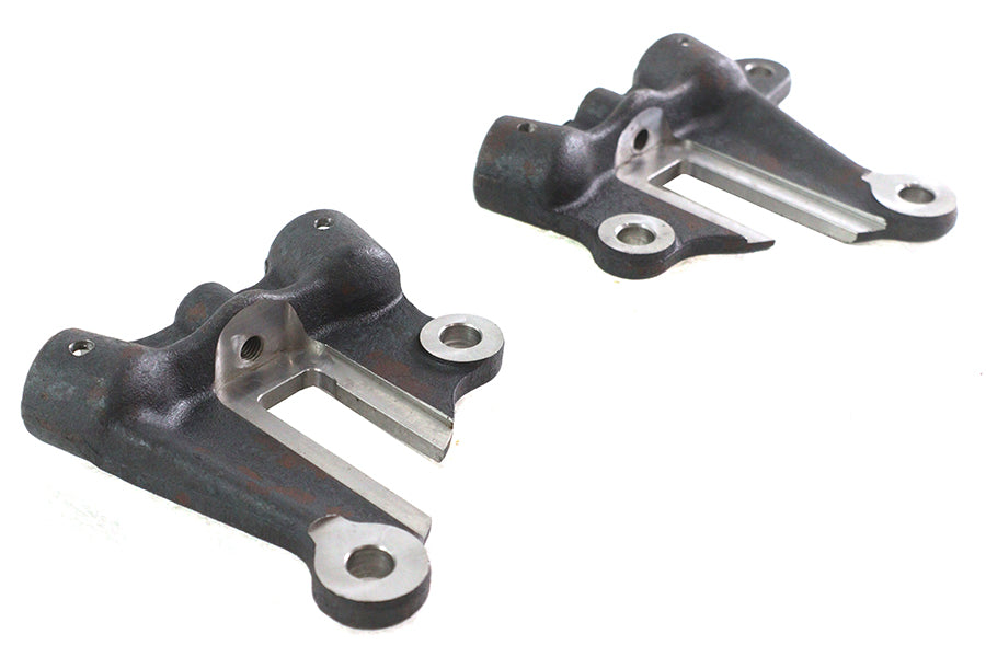 V-Twin Rear Frame Axle Plate Set for Harley Davidson W Models - Part Number 0280202