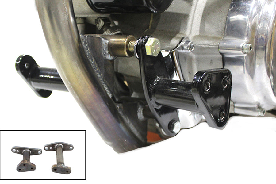 V-Twin XL Control Mount Set for Harley Davidson Big Twin (1941-1999) - Black