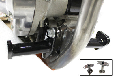 V-Twin XL Control Mount Set for Harley Davidson Big Twin (1941-1999) - Black