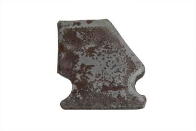 V-Twin A-2415 Raw Lower Frame Fender Bracket for Harley Davidson EL Models