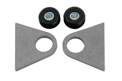 V-Twin Oil Tank Frame Mount Kit with Weld-On Tabs and Bushing Set
