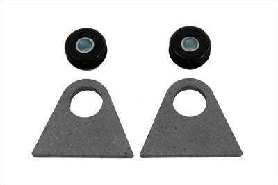 V-Twin Oil Tank Frame Mount Kit with Weld-On Tabs and Bushing Set