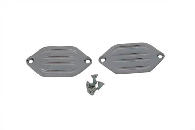 V-Twin Billet Axle Cover Set for Wide Glide Frames - Part Number M-AX-1012