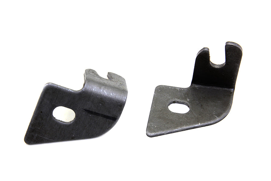 V-Twin Lower Tank Mount Tab Set Raw for Harley Davidson FL 1948-1954