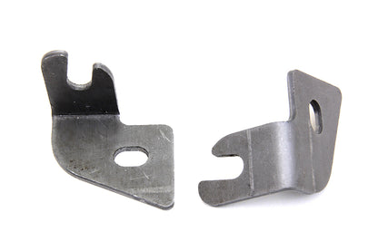 V-Twin Lower Tank Mount Tab Set Raw for Harley Davidson FL 1948-1954