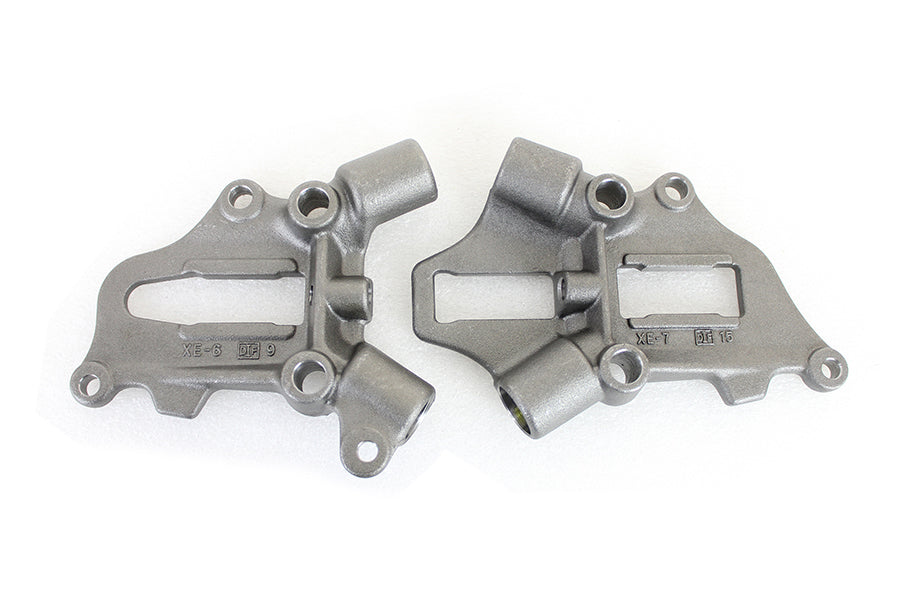V-Twin Replica Rear Axle Plate Set for Harley Davidson EL - Raw Finish