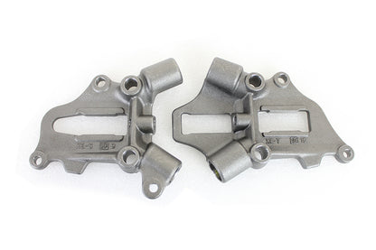 V-Twin Replica Rear Axle Plate Set for Harley Davidson EL - Raw Finish