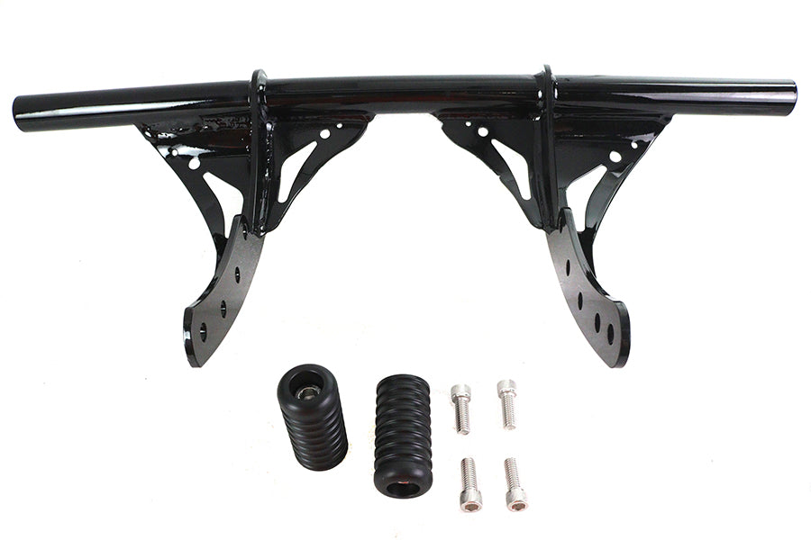 V-Twin M8 Front Engine Bar Black for Harley Davidson FXST & FXBB (2018-2024)