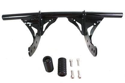 V-Twin M8 Front Engine Bar Black for Harley Davidson FXST & FXBB (2018-2024)