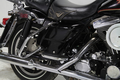 V-Twin Chrome Rear Frame Bar Set for Harley Davidson FLHTC (1997-2006)