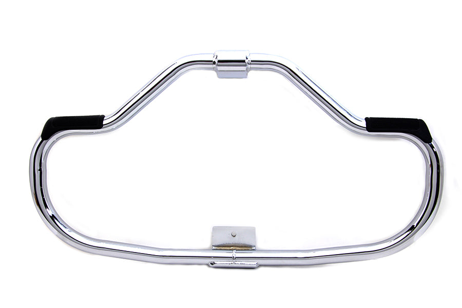 V-Twin Chrome Front Engine Bar with Footpeg Pads for Harley Davidson XL (1984-1993)
