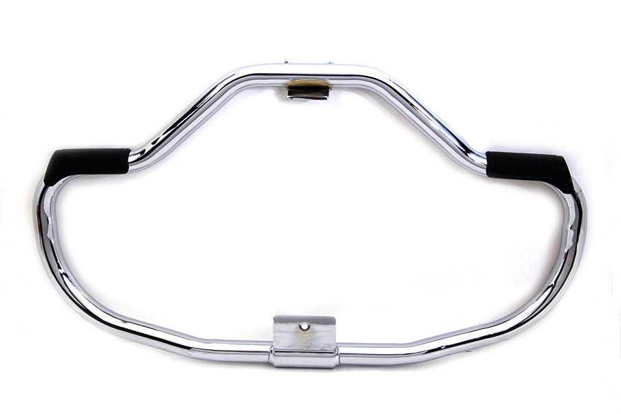 V-Twin Chrome Front Engine Bar with Footpeg Pads for Harley Davidson XL (1984-1993)