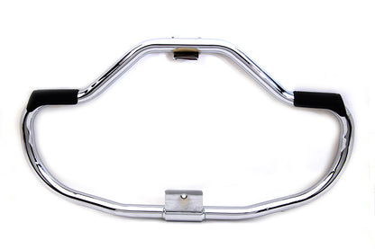 V-Twin Chrome Front Engine Bar with Footpeg Pads for Harley Davidson XL (1984-1993)
