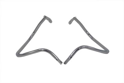V-Twin Chrome Rear Engine Bar Set for Harley Davidson FL Models (1968-1977)