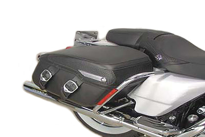 V-Twin Chrome Rear Frame Bar Set for Harley Davidson FLHT (1997-2006)