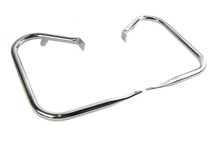 V-Twin Chrome Rear Frame Bar Set for Harley Davidson FLHT (1997-2006)