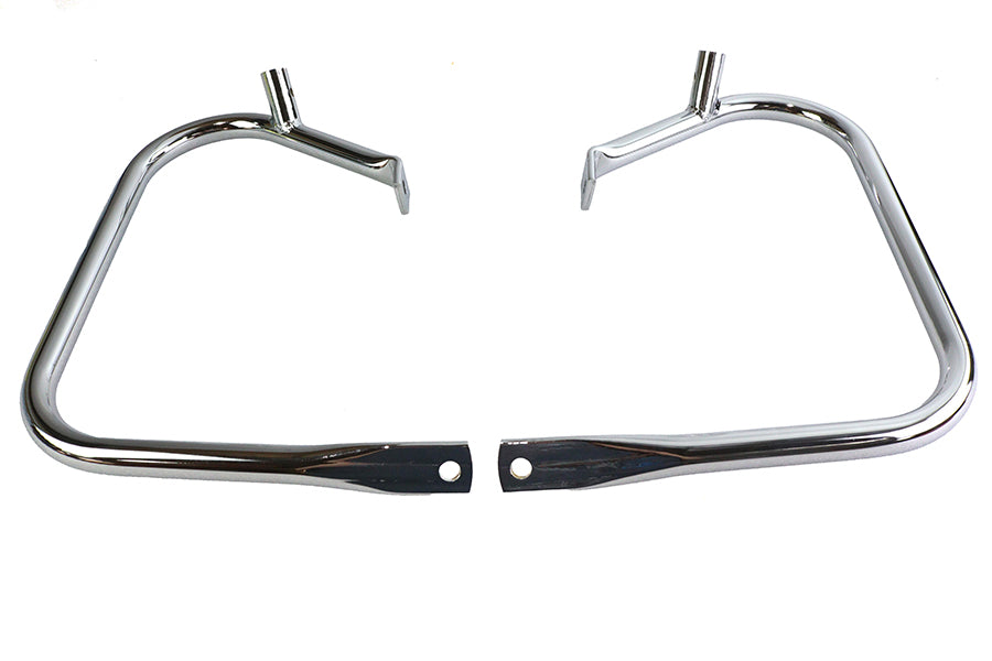 V-Twin Chrome Rear Frame Bar Set for Harley Davidson FLHT (1997-2006)
