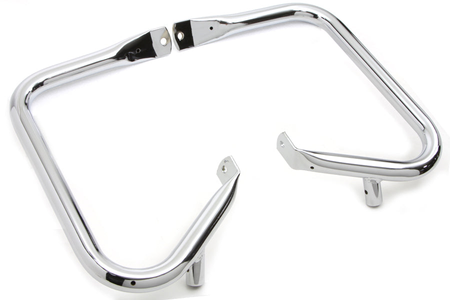 V-Twin Chrome Rear Buffalo Engine Bar Set for Harley Davidson FLHT (1997-2006)
