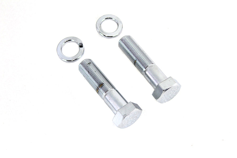 Gardner-Westcott Swingarm Pivot Bolt Set Hex Chrome for Harley Davidson FXST (1986-1995)