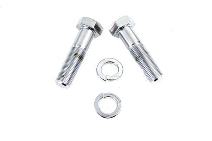Gardner-Westcott Swingarm Pivot Bolt Set Hex Chrome for Harley Davidson FXST (1986-1995)