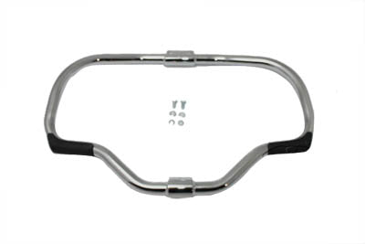 V-Twin Chrome Front Engine Bar with Footpeg Pads for Harley Davidson XL (2004-2013)
