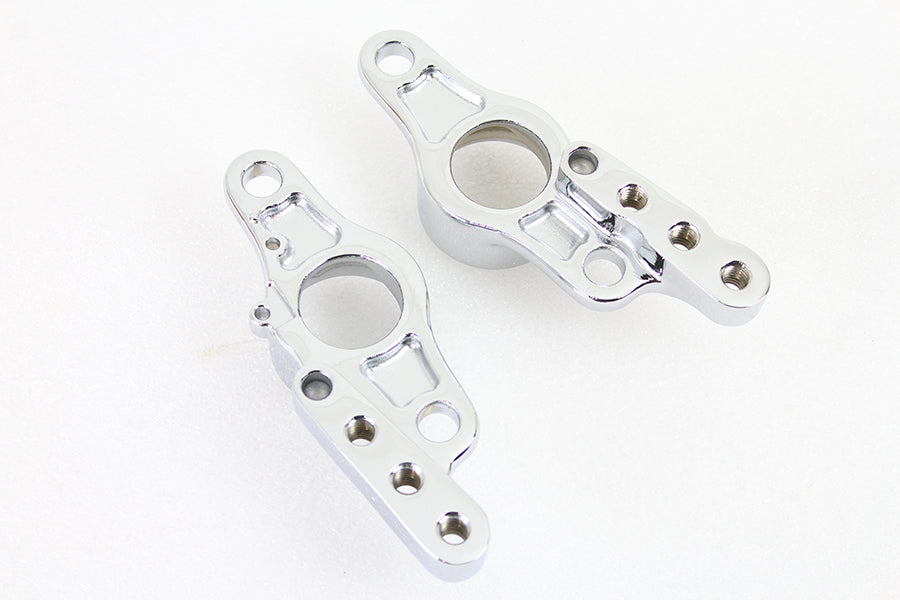 V-Twin Rear Frame Fork Bracket Set Chrome for Harley Davidson FLT 2007-2008