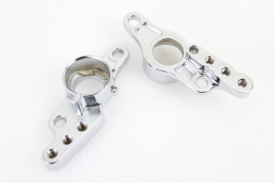 V-Twin Rear Frame Fork Bracket Set Chrome for Harley Davidson FLT 2007-2008