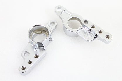 V-Twin Rear Frame Fork Bracket Set Chrome for Harley Davidson FLT 2007-2008