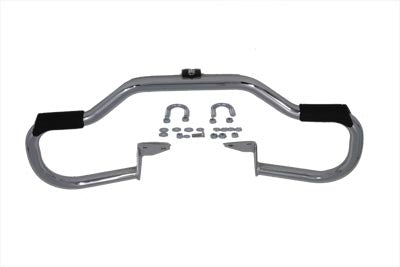 V-Twin Chrome Front Engine Bar with Footpeg Pads for Harley Davidson FXD (2006-2015)