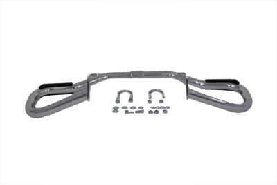 V-Twin Chrome Front Engine Bar with Footpeg Pads for Harley Davidson FXD (2006-2015)