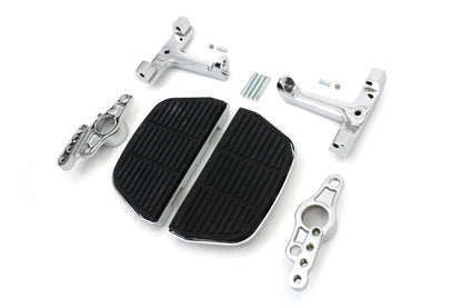 V-Twin Passenger Footboard Set with Swingarm Mount Kit for Harley Davidson FLT (2007-2008)