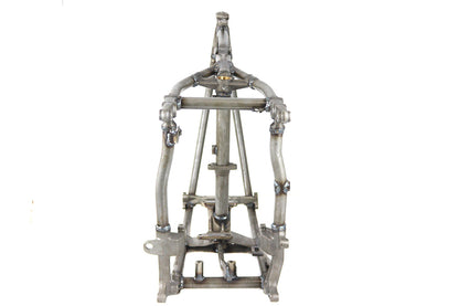 V-Twin Replica Swingarm Frame for Harley Davidson FL (1965-1974) with Forged Mounts and 12-Volt Battery Box Compatibility