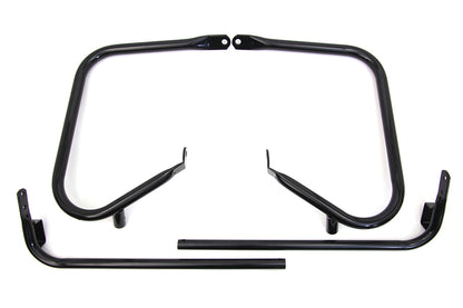 V-Twin Black Rear Engine Bar Set for Harley Davidson FLHT (1997-2006)