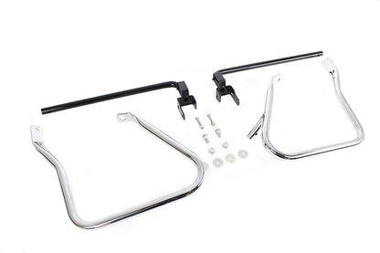 V-Twin Chrome Rear Engine Bar Set for Harley Davidson FLH Models (Part #21028)