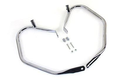 V-Twin Chrome Comfort Style Rear Engine Bars for Harley Davidson FLHX and FLHRC Models
