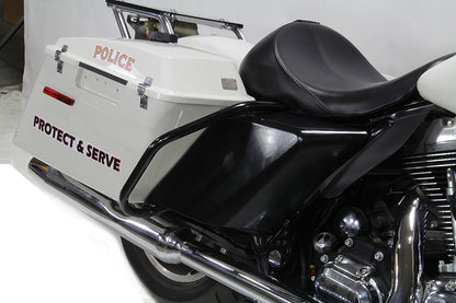 V-Twin Black Comfort Style Rear Engine Bars for Harley Davidson FLHX and FLHRC (Part #21034B)